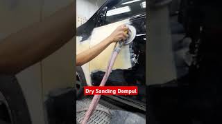 Dry Sanding Dempuldempulmobil bodyrepair amplas bengkelmobil [upl. by Anaytat834]