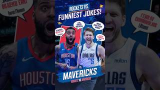 Rockets vs Mavericks OutofThisWorld NBA Jokes amp Game Highlights 🚀😂 [upl. by Nylsor340]