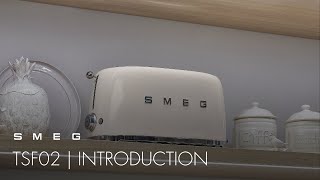 50s Retro Style Four Slice Toaster  Smeg TSF02 [upl. by Immak]