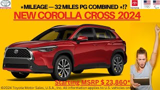 2024 Toyota Corolla Cross vs 2024 ChevroletTrax  Toyota [upl. by Marcella402]