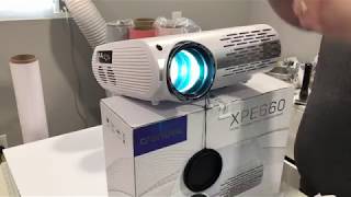 Crenova XPE660 home theater projector [upl. by Lika]