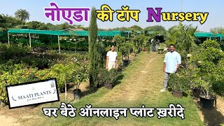 ये हैं सबसे जबरदस्त Noida की नर्सरी MAATI PLANTS Nursery दूर दूर से लोग आते हैं पौधे खरीदने [upl. by Herzel]