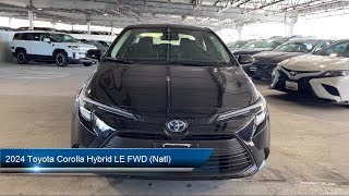 2024 Toyota Corolla Hybrid LE FWD Natl [upl. by Oflodur]