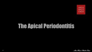 The Apical Periodontitis [upl. by Ailev]