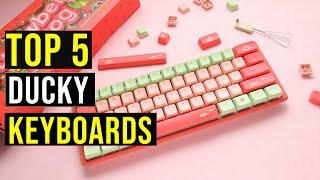 ✅Top 5 Best Ducky Keyboards in 2024  The Best Ducky Keyboards Reviews [upl. by Maurita]