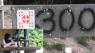 300 yards 14 moa 3 shot group with 7mm Rem Mag [upl. by Zuckerman]