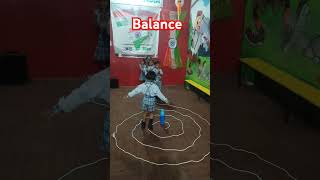 Activities in school 🏫funnyvideo activity funny rope balance music [upl. by Ahcarb]