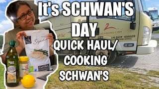 ITS SCHWANS DAY QUICK HAUL COOKING SCHWANS FROZEN FOOD [upl. by Trawets]