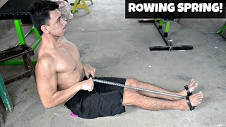 How to Make Rowing Spring  Homemade Rowing Equipment [upl. by Rodina576]