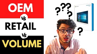 Microsoft License Types OEMRETAILVOLUME amp How to check which license you have Explained In Hindi [upl. by Jillana]