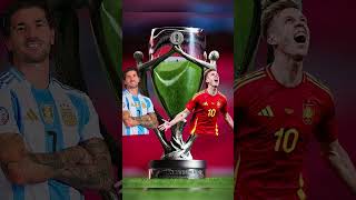 Finalissima 2025  Argentina vs España ☠ viral argentina españa shorts youtubeshorts youtube [upl. by Wilburt743]