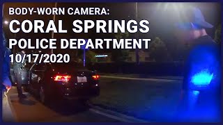 Coral Springs Police Body Cam Bad Investigation  Detention  AXON Body 2 Video 2020 10 17 0026 2 [upl. by Ahsikyw435]