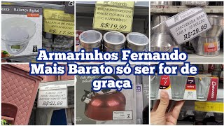 ACHADINHOS NO ARMARINHOS FERNANDO TUDO MUITO BARATO [upl. by Quintina]