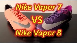 Nike Mercurial Vapor VIII VS Nike Mercurial Vapor VII  Comparison [upl. by Eanyl]