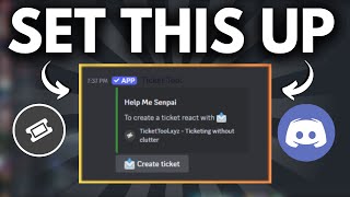 How To Setup Ticket Tool For Discord The EASY Way  Complete Guide [upl. by Inittirb]