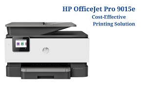 CostEffective Printing with HP OfficeJet Pro 9015e [upl. by Akenihs]