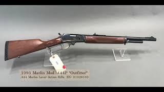 1093 Marlin Mod 444P quotOutfitterquot 444 Marlin Lever Action Rifle October 18 2024 [upl. by Nidla126]