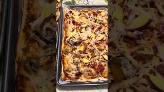 Lavish Bread Pizza Gourmet Cherry Plum Asparagus amp Peach Delight chicken olives shorts [upl. by Abramo]