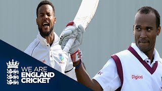 Brathwaite And Hope Score Hundreds As WI Take Control  England v West Indies 2nd Test Day Two 2017 [upl. by Emmerie816]