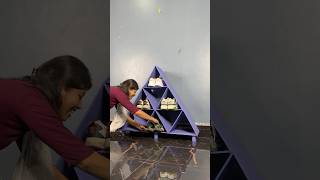 Creative Shoe Rack Craft using Cardboard short reel viral youtubeshort diycrafts trending [upl. by Ailemak]