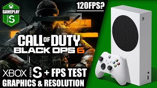 Call of Duty Black Ops 6  Xbox Series S Gameplay  FPS Test [upl. by Goldston]