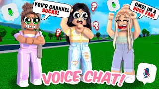 Playing ROBLOX VOICE CHAT For The FIRST TIME in BLOXBURG GONE WRONG [upl. by Kathryn]