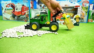 Traktoren Abschlepper Zoo Playmobil Bruder [upl. by Avery]