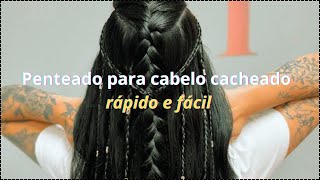 Penteado para cabelo cacheado rápido e fácil [upl. by Eelsnia]