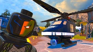 LEGO DC SuperVillains  GCPD Helicopter  Open World Free Roam Gameplay PC HD 1080p60FPS [upl. by Nuavahs]