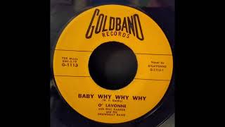 O Lavonne With Bill Parker And His Showboat Band  Baby Why Why Why RampB Goldband Records [upl. by Flor]