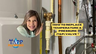 Replacing Failing Temperature amp Pressure TampPValve TappPlumbing plumbing waterheater [upl. by Gordy665]