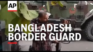 Bangladesh Border Guard helps to curb unrest in streets over job quotas ruling [upl. by Ellehsal538]