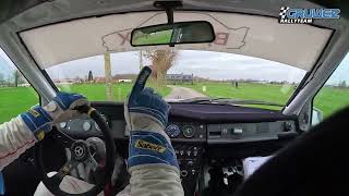 Onboard SS Moorslede 1  Short Rally Moorslede 2024  Mercedes 190E 23 16v [upl. by Nileak960]