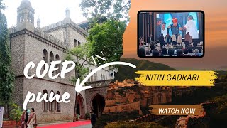 Nitin Gadkari connects with COEP students coep vlog nitingadkari coepfest college coep vlog [upl. by Lerrad527]