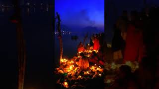 Jal beech khada hoee chhath Puja full screen WhatsApp status youtubeshorts ytshorts [upl. by Nitnerb32]