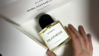 Byredo Bibliotheque видеообзор на аромат библиотеки bestparfumebyredotopperfumesлучшиедухи [upl. by Kloster]