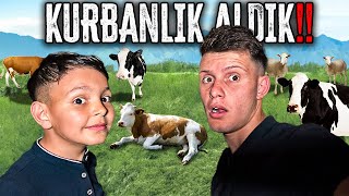 KURBAN BAYRAMI VLOG KURBAN KESTİK [upl. by Veda]