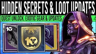 Destiny 2 FREE ANNIVERSARY LOOT amp NEW SECRETS Final Catalyst Quest FINALE Iron Banner 10th Sep [upl. by Dara595]