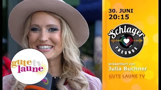 „Schlagerfreunde“ mit Julia Buchner am Samstag 30 Juni 2015 Uhr [upl. by Rafaelita]