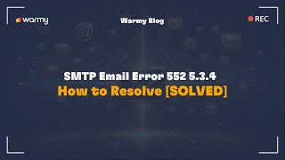 SMTP Email Error 552 534  How to Resolve SOLVED [upl. by Graf]