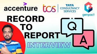 Accenture R2R Interview Questions amp Answers  Freshers  Record to Report R2R Process  Genpact R2R [upl. by Nyladnarb859]