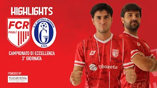 FCR Forlì 10 Osteria Grande  Highlights Campionato di Eccellenza 202425 [upl. by Bonis258]