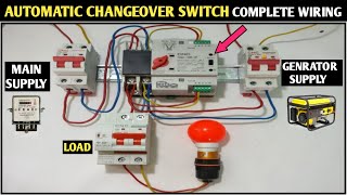 Automatic Changeover Switch Complete Wiring Ats Wiring Ats for Home electricwiringcenter1365 [upl. by Dulce]