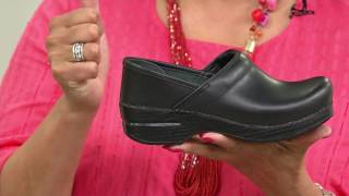 Dansko Professional Leather Clogs in Neutrals on QVC [upl. by Nosydam709]