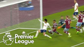 Thilo Kehrer own goal puts Spurs in front of West Ham United  Premier League  NBC Sports [upl. by Derinna]