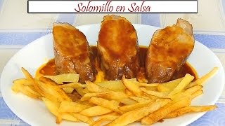 Solomillo en Salsa  Receta de Cocina en Familia [upl. by Temhem774]