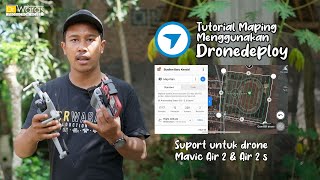 Tutorial Maping Menggunakan Mavic Air 2 Dengan Aplikasi Dronedeploy [upl. by Devinna]