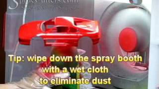 Spray paint a model car using spray can [upl. by Southard598]