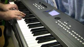 Yamaha MM8 Noodling blues on the piano [upl. by Nnylecoj]