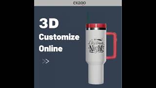 EXAOO online customization Chinas most powerful foreign trade customization platform 3d customed [upl. by Iuq]